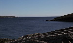 Vue sur la sortie de La Poile Bay